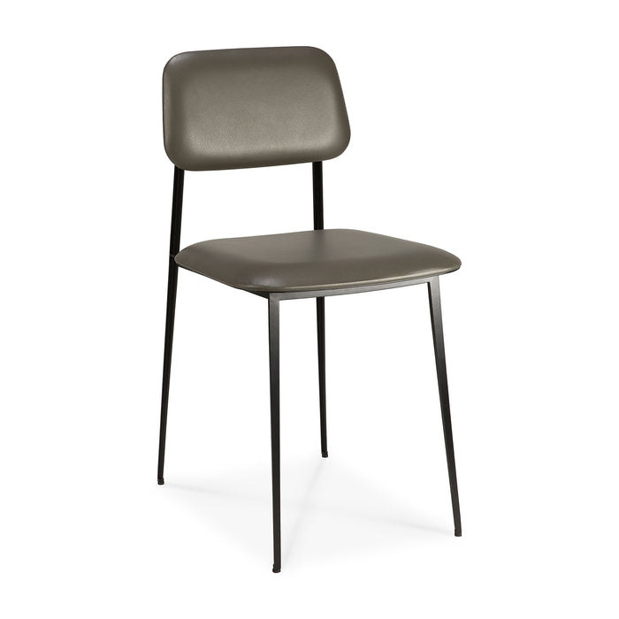 DC Dining Chair - Olive Green Leather | Ethnicraft