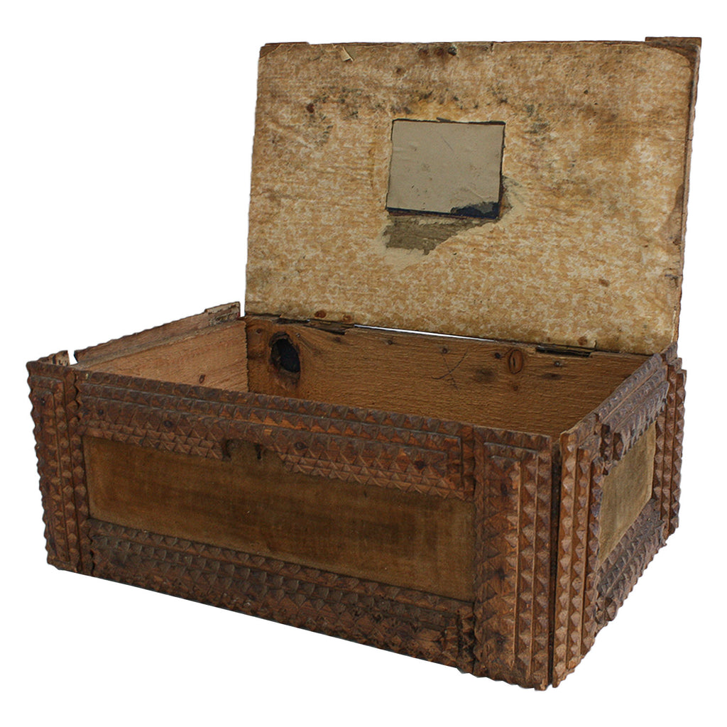 Antique Tramp Art Box