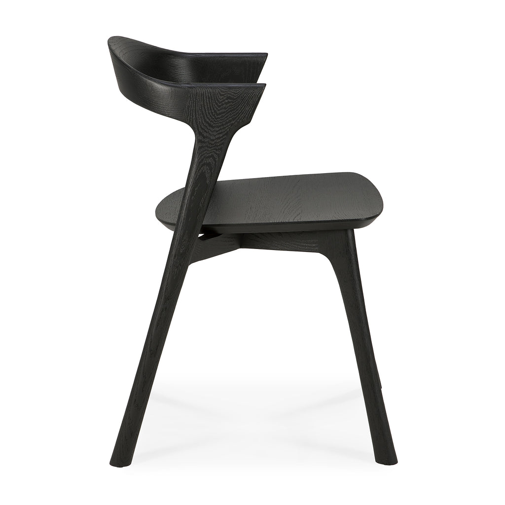 Oak Bok Black Dining Chair - Varnished | Ethnicraft