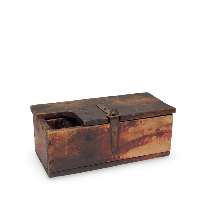 Primitive Wooden Box W/ Latch