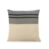 Black House Stripe Pillow - Charcoal