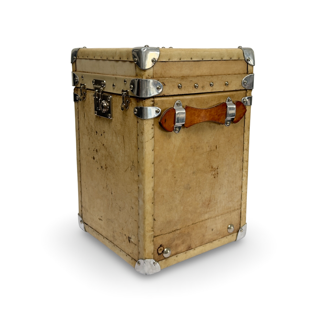 Antique Vellum Trunk