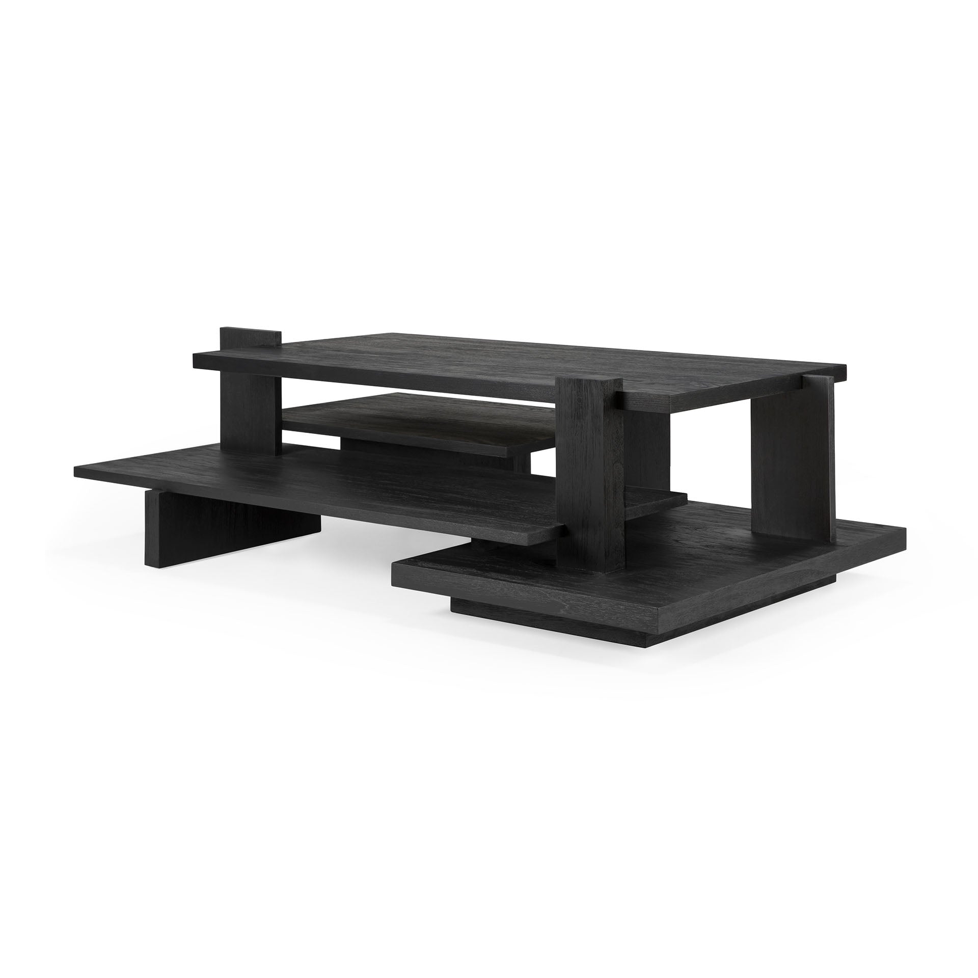 Abstract Coffee Table - Varnished Teak