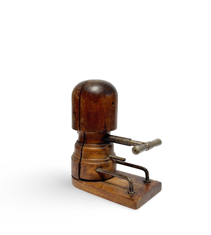 Antique Wooden Hat Mold