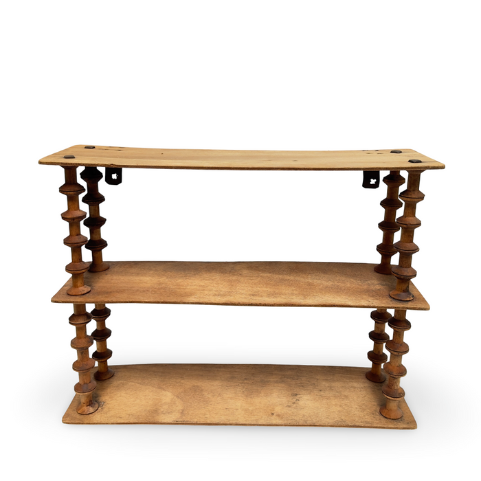 Antique French Bobbin Shelf
