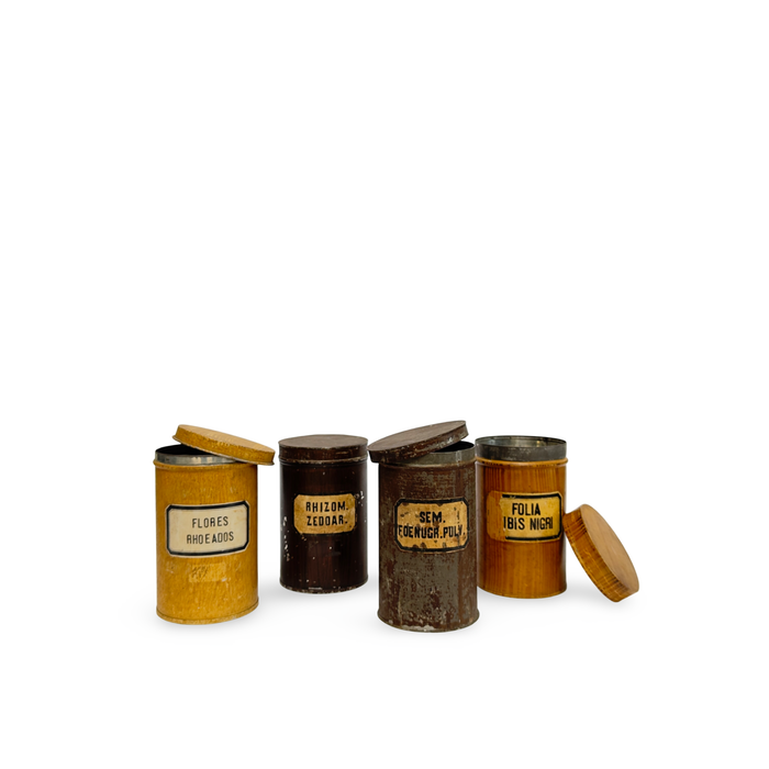 Antique French Pharmacy Canister