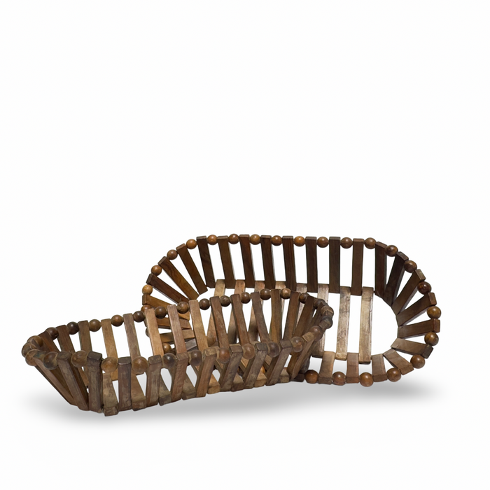 1960’s French Wooden Fruit Basket