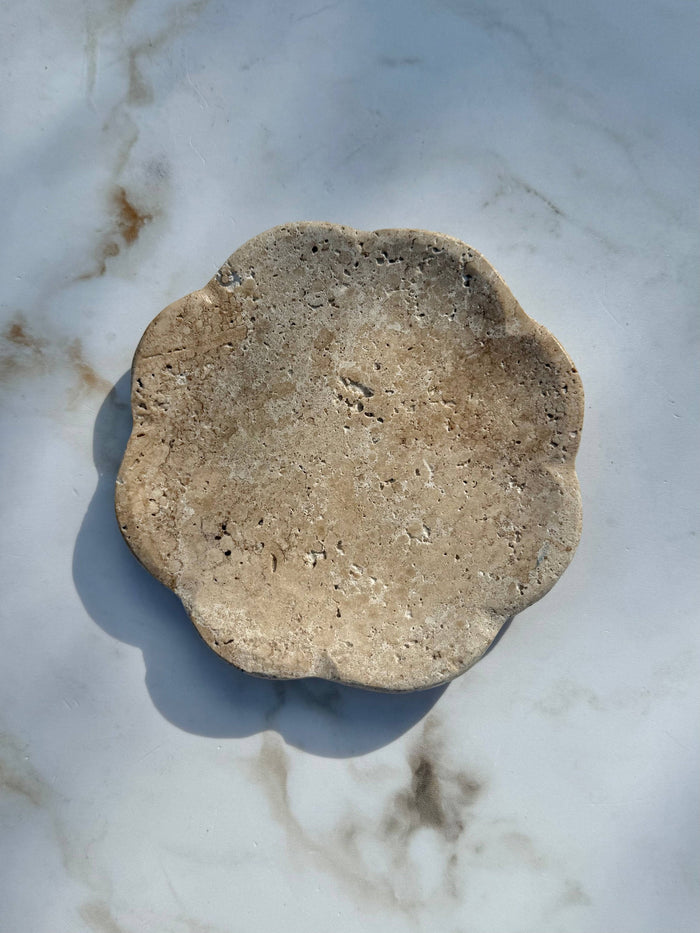 Belle Beige Travertine Tray