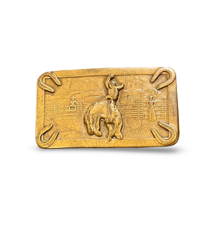 Vintage Brass Belt Buckle
