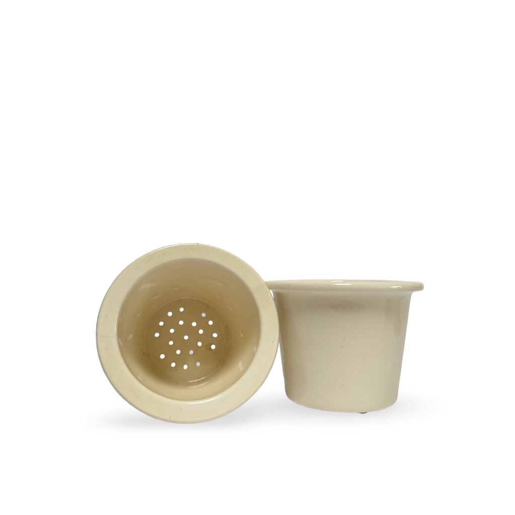 Petite Vintage French Cheese Pot