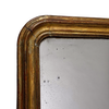 Antique French Gilded Mercury Glass Mirror