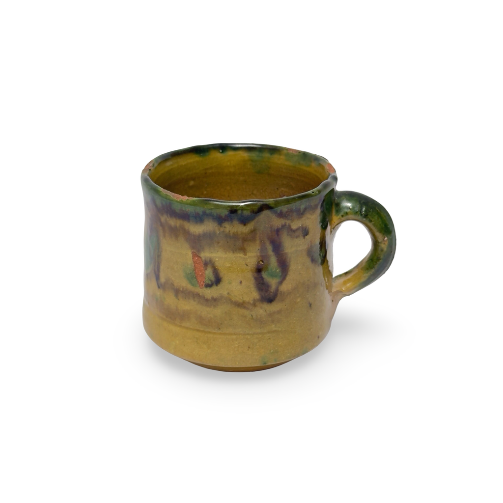 Pair of Antique French Mugs