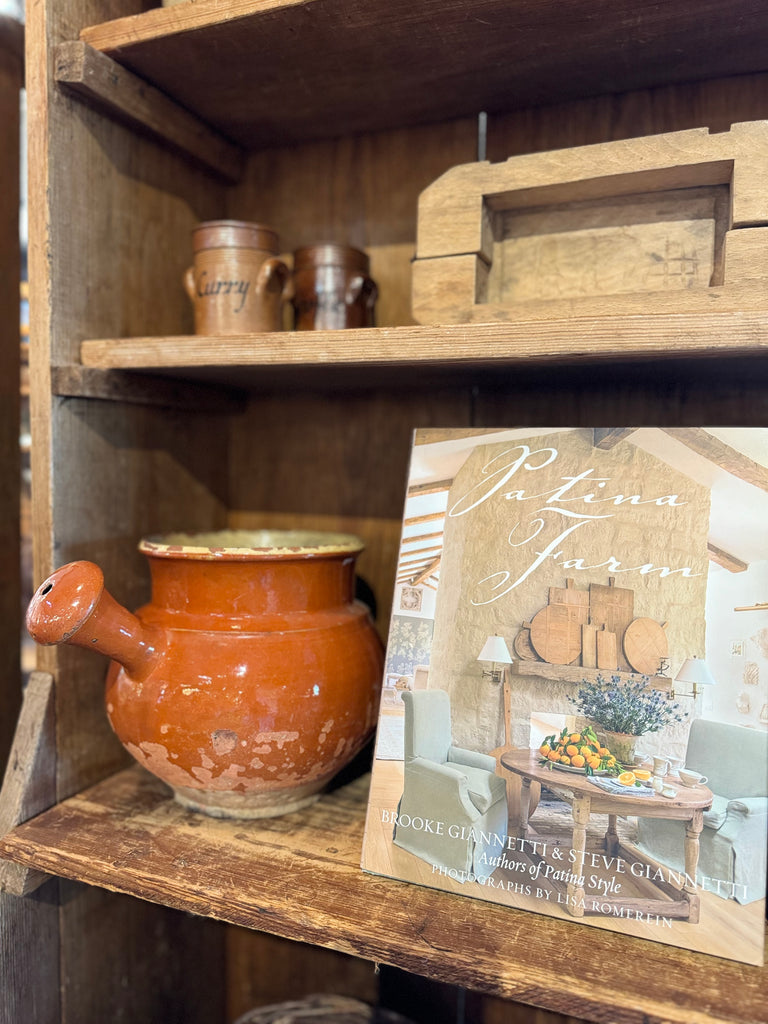 19th c. Provencal Glazed Terracotta Pot