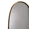 1950’s Italian Brass Oval Mirror