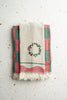 Wreath Hand-Stitched Tea Towel Set