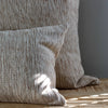 Handloomed Cotton Pillow - Sepia