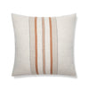 Bruges Stripe Pillow - Natural Chestnut