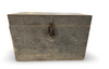 Antique French Gray Primitive Wooden Box
