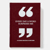 Every Day A Word Surprises Me & Other Quotes By Writers