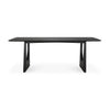 Geometric Dining Table - Varnished Oak