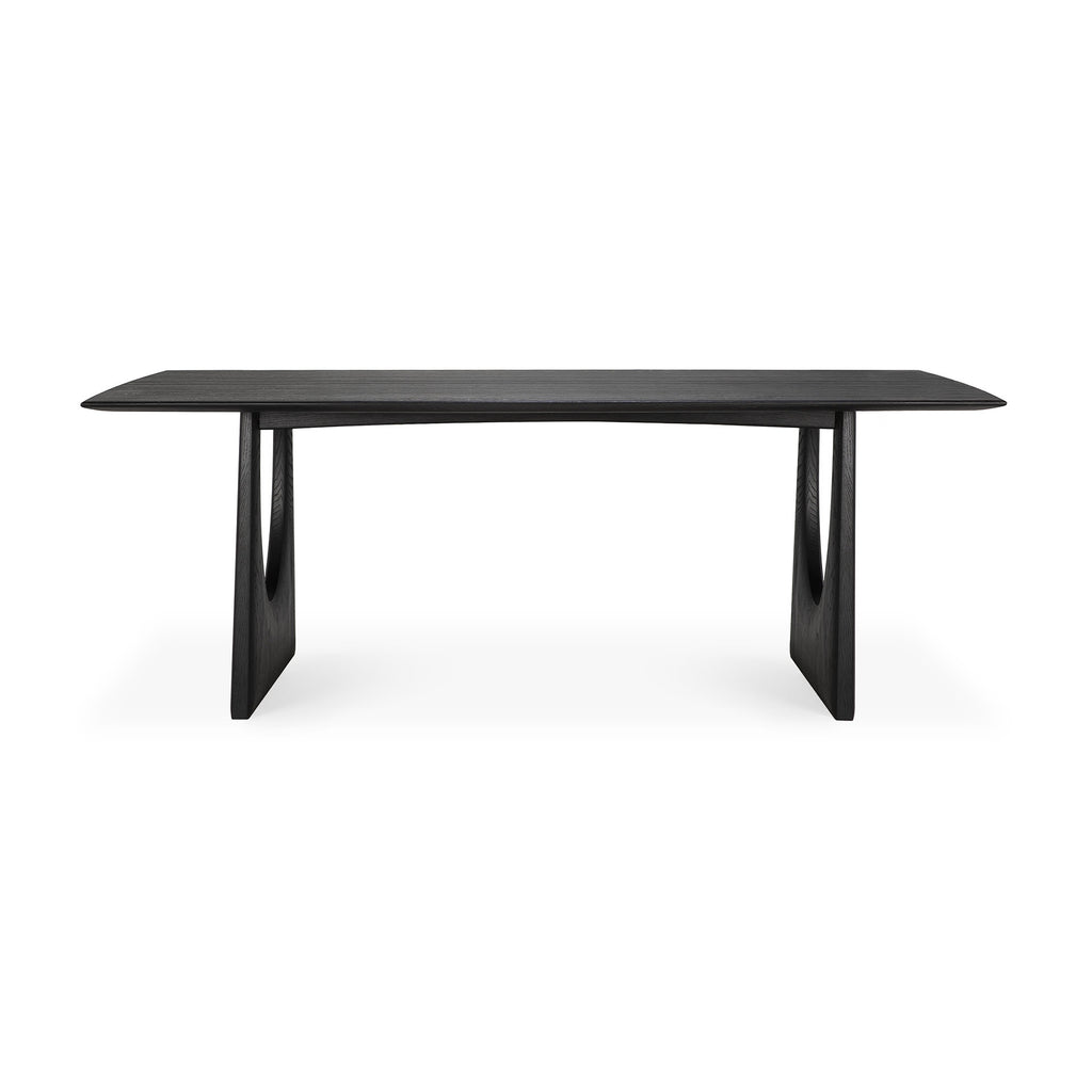 Geometric Dining Table - Varnished Oak