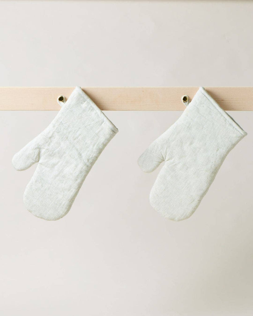 Washed Linen Oven Mitt