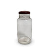 Vintage French Glass Jar With Lid