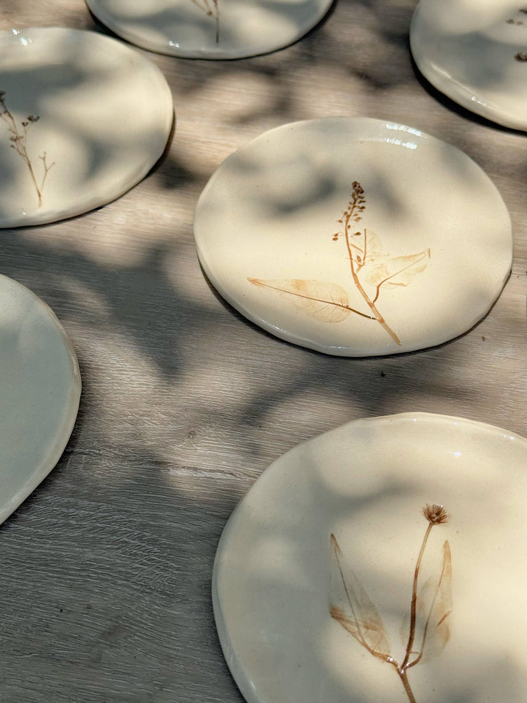 Hand-Painted Floral Spoon Rest