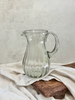 Handblown Fluted Pitcher