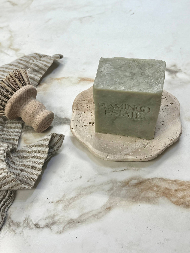 Belle Beige Travertine Tray