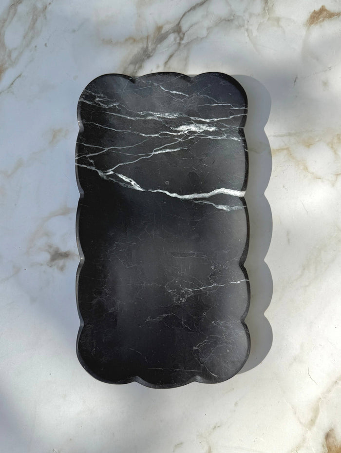 Marble Tray, Black