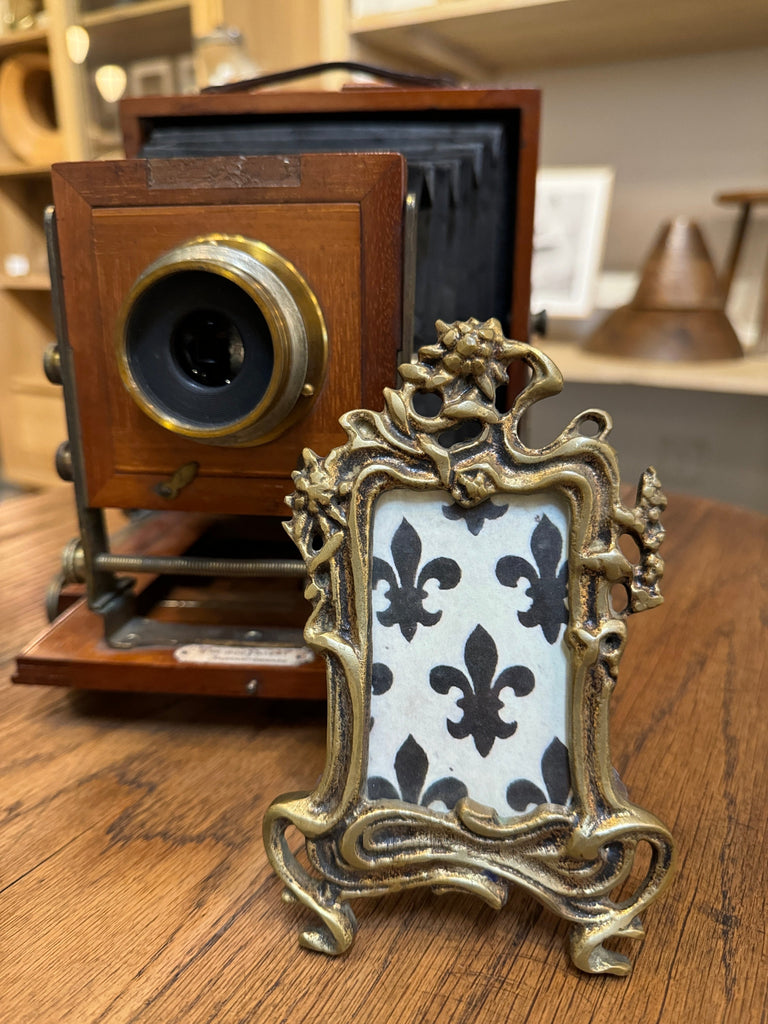 Vintage French Brass Frame