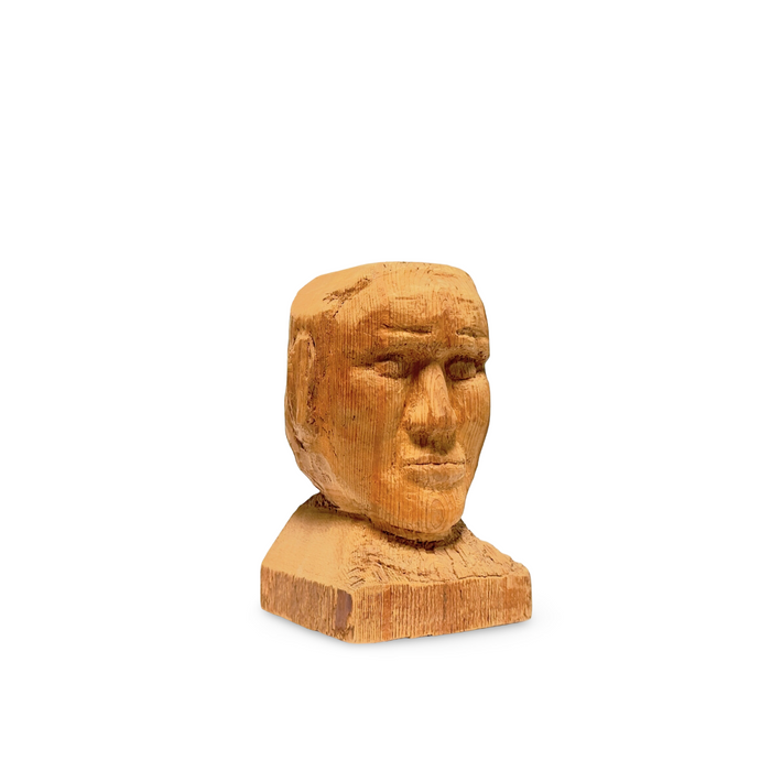 Vintage Wooden Bust