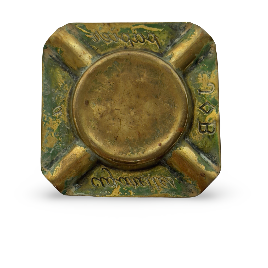 Vintage French Brass Ashtray