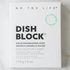Dishwashing soap block (solid dishwashing bar) in a white branded box, 6 oz