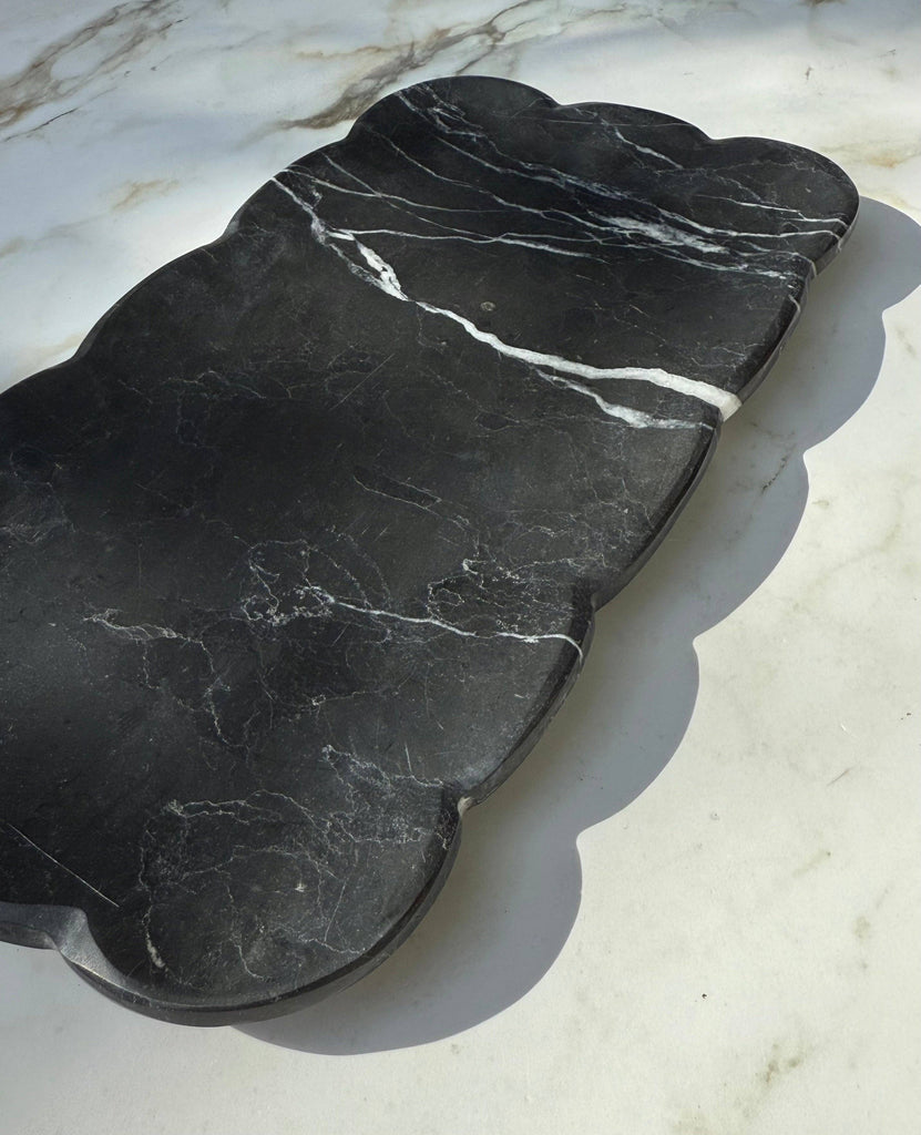 Marble Tray, Black