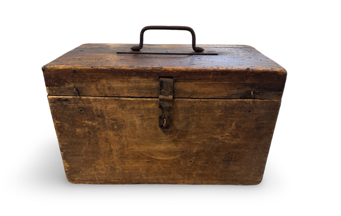 Antique French Wooden Box