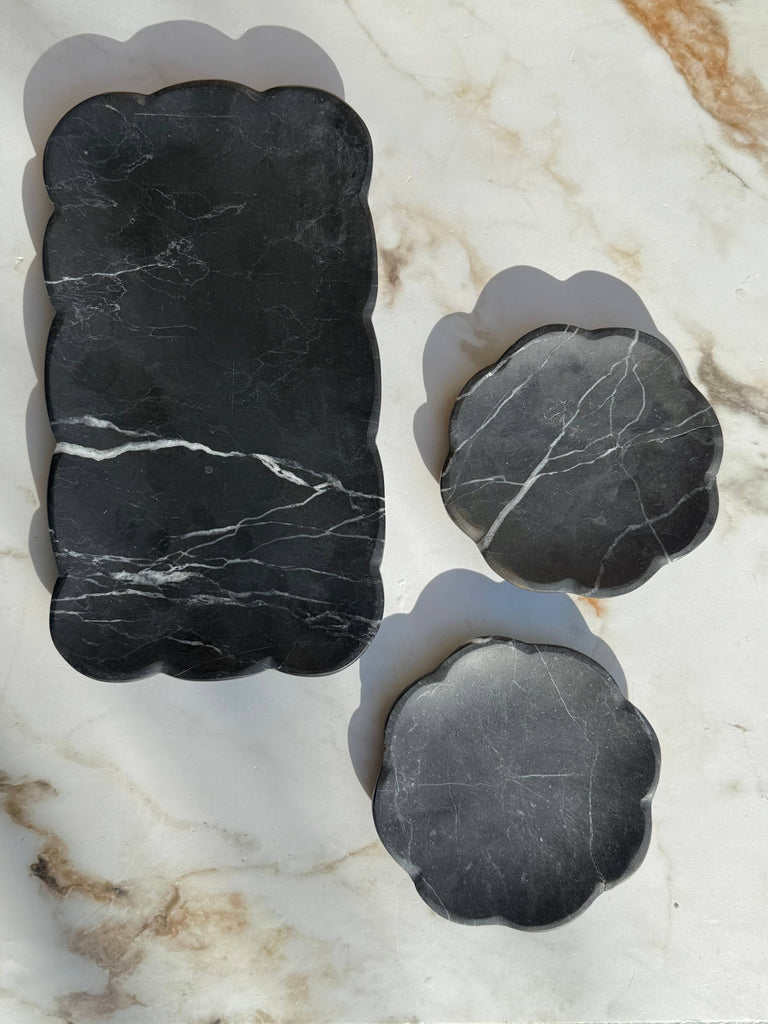 Marble Tray, Black