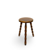 Antique French Wooden Stool #9