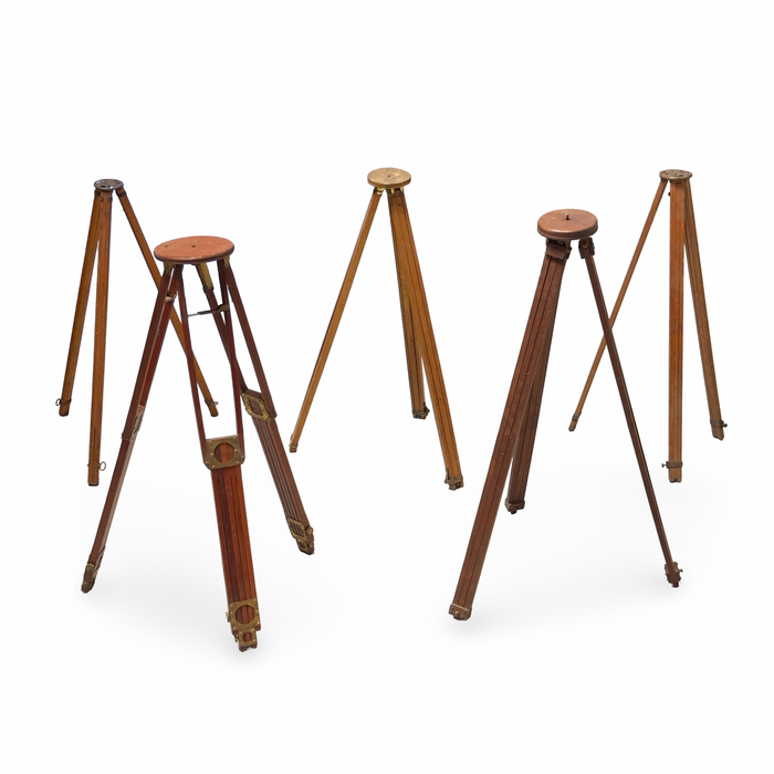 Antique Wooden Photography Tripods (Sold Individually)