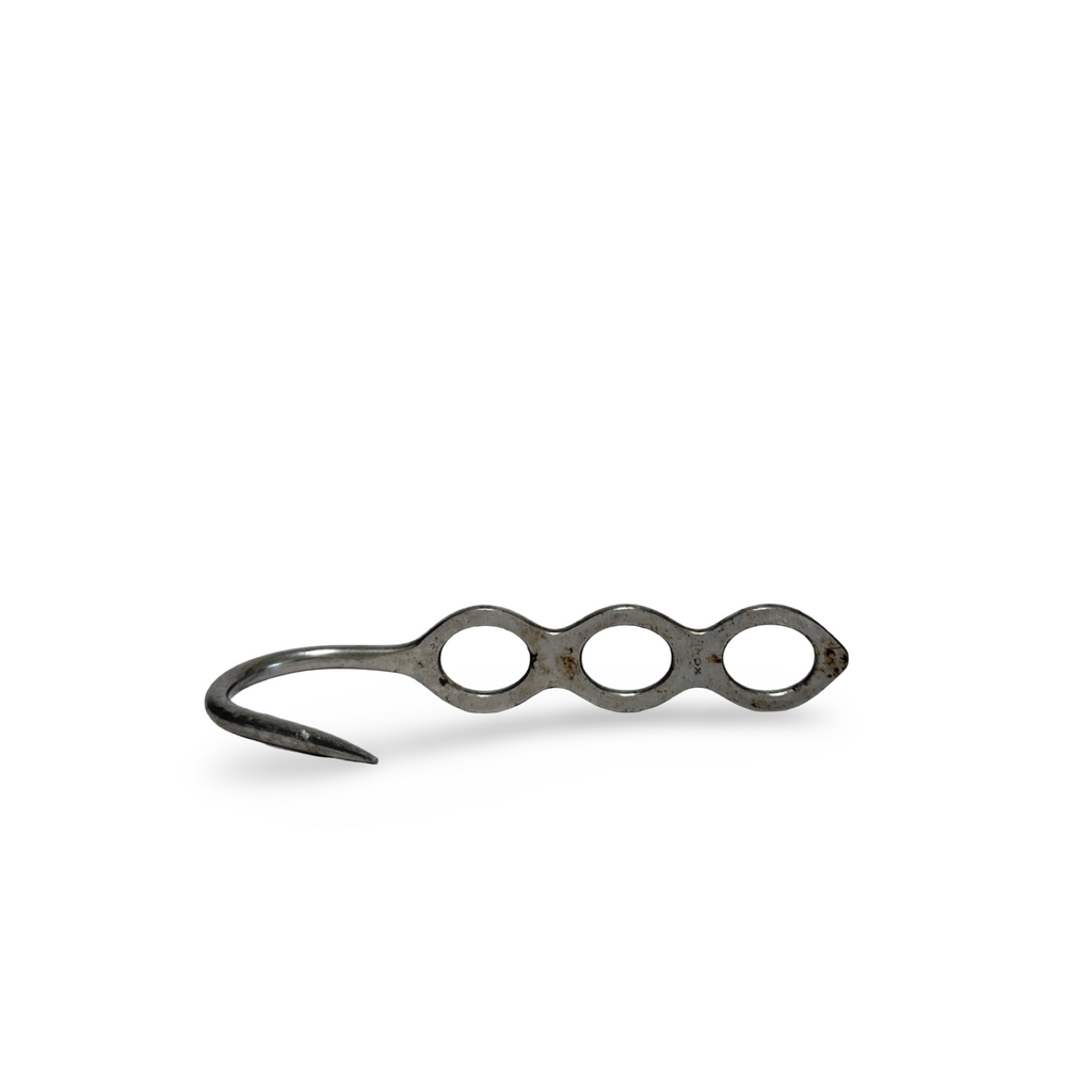 Antique French Metal Butchers Hooks