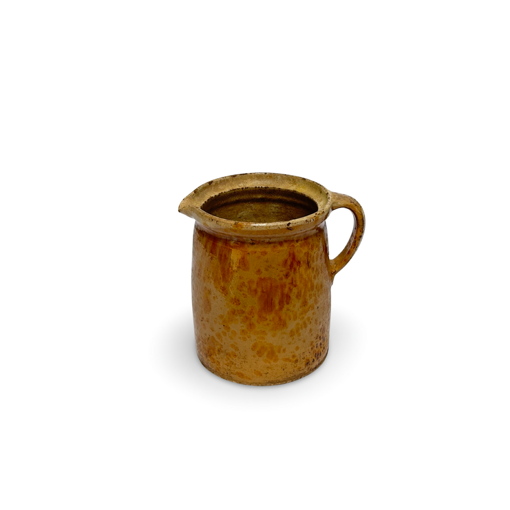 Large Antique French Stoneware Pitcher
