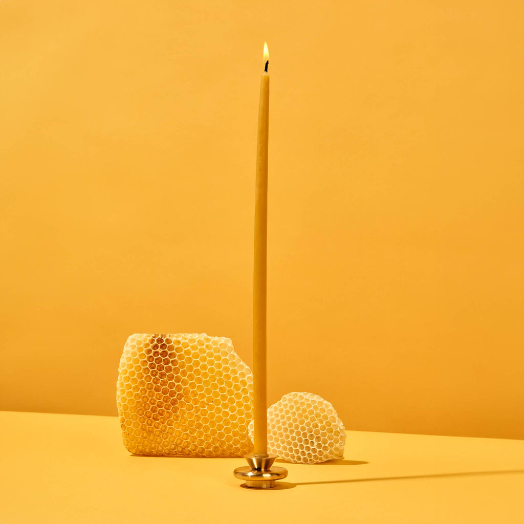 Thin Beeswax Candles (7 Pack) - Natural