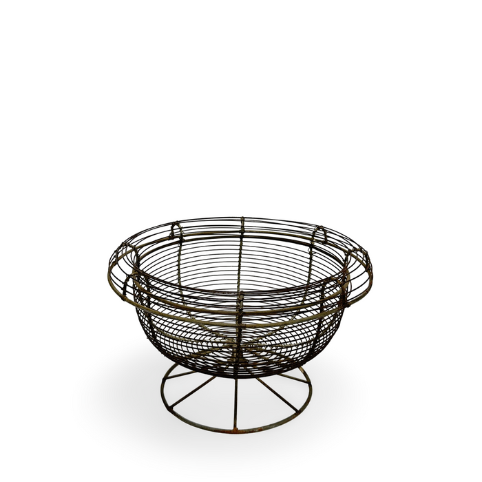 Antique French Wire Egg Basket