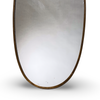1950’s Italian Brass Oval Mirror