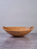 18" Large Oval Wood Bowl with Handles