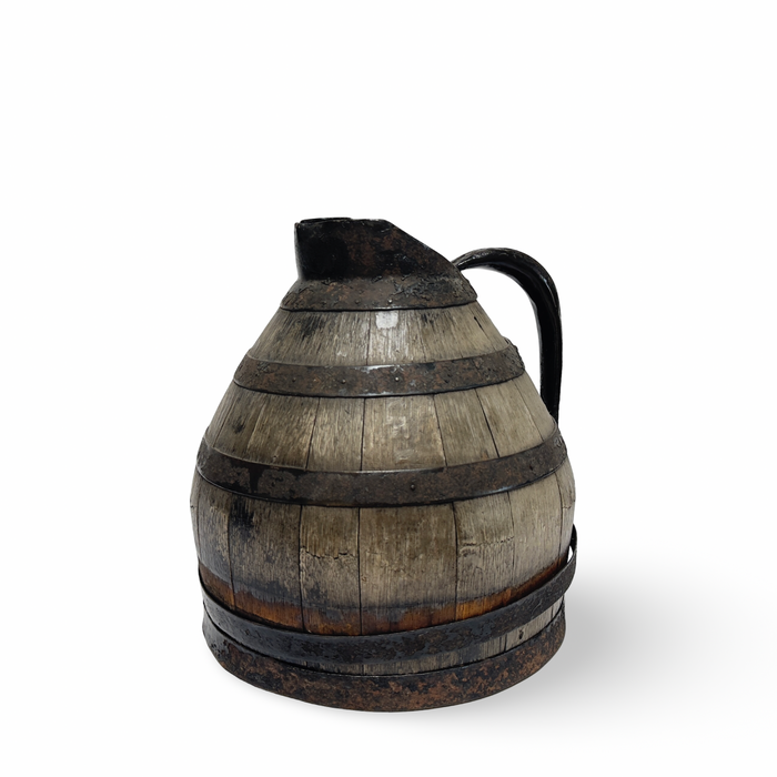 Antique French Oak Pitcher