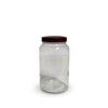 Vintage French Glass Jar With Lid