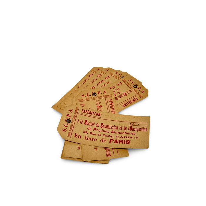 Antique French Food Transport Labels