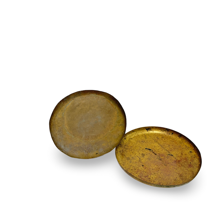 Antique French Brass Scale Dishes